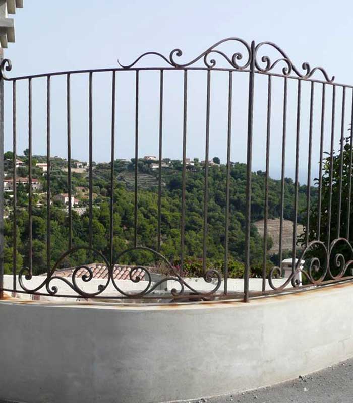 Fabrication de clôture en fer forgé Mougins Cannes